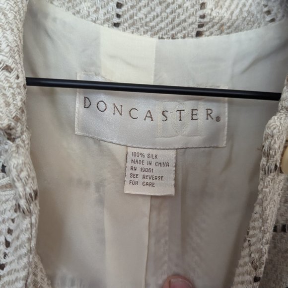Doncaster 100% Silk Women's Jacket Sz 6 - Picture 3 of 5